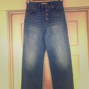 Madewell Slim Wide-Leg Crop Jean